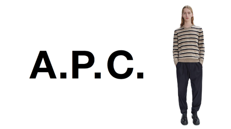 A.P.C.-ロゴ＋コーデ