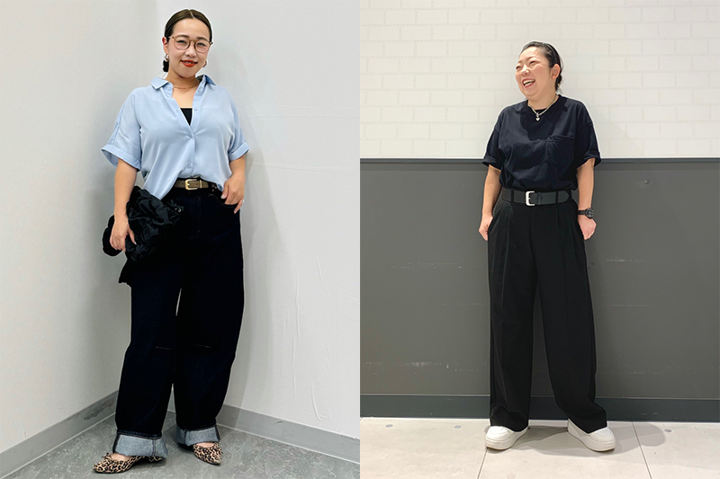 GUのオフィス向け30代ぽっちゃりコーデ