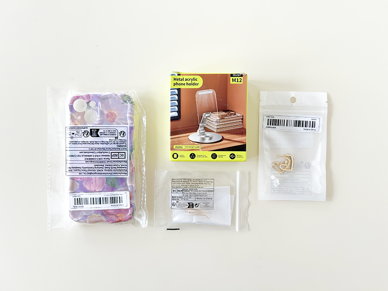 TEMUから届いた商品の中身と梱包の様子