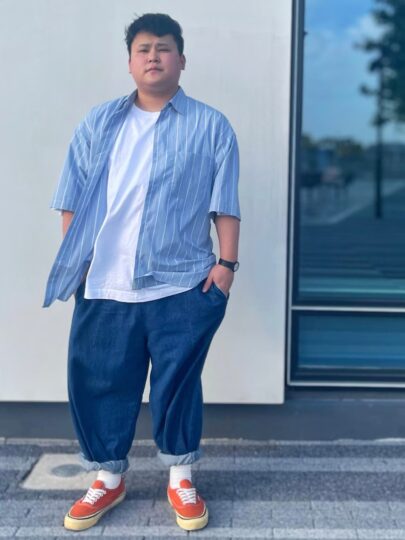 ぽっちゃり×低身長さん必見!スタイルアップできるコーデのコツ①