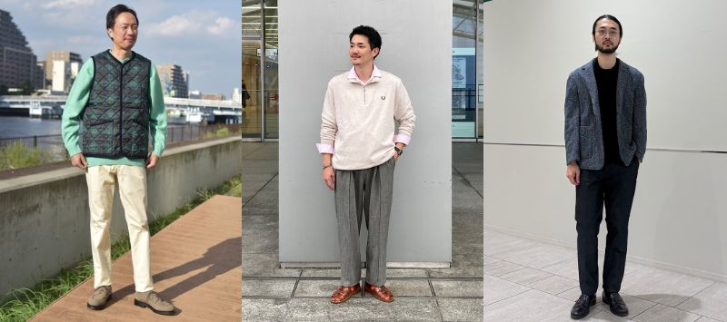 SHIPSのスタッフコーデ