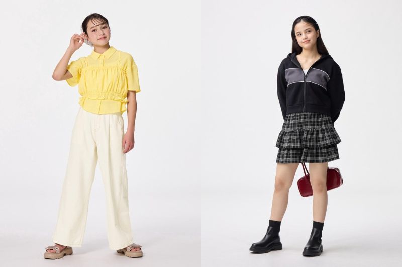 中学生女子向けGUコーデ