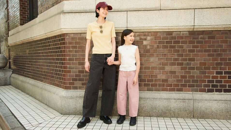 GUの親子リンクコーデ