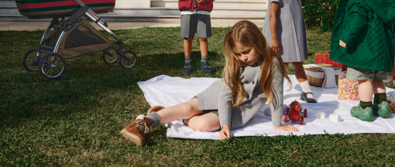 【保存版】ギフトに選びたい！憧れの高級子供服｜人気のハイブランドランキング｜グッチ キッズ（Gucci Kids）