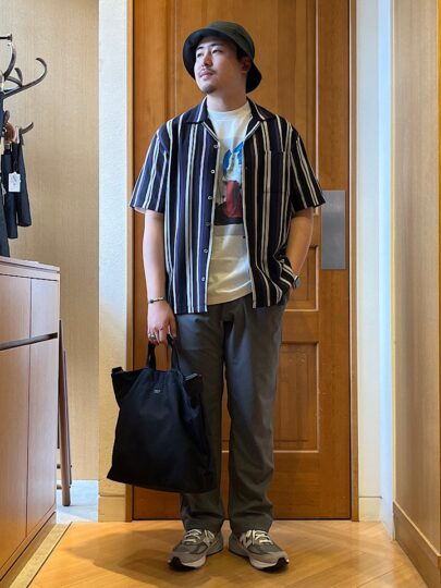 40代男性のぽっちゃりコーデ①「2025年9月」