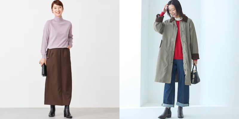 ベルメゾンの秋冬コーデ2025年10月