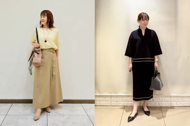 自由区の春夏コーデ2025年10月