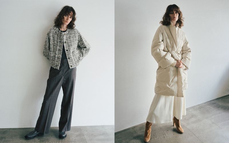 Theory luxeの秋冬コーデ2025年10月