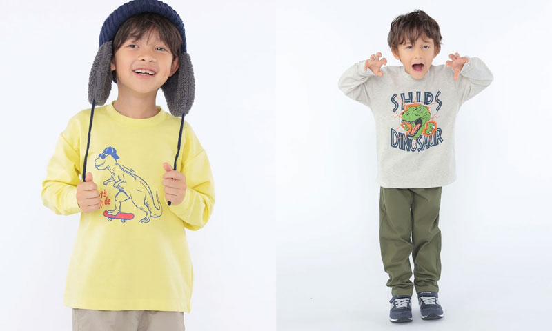 シップス キッズ恐竜服