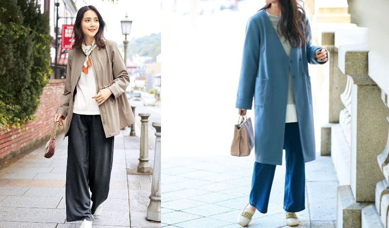 セシールの秋冬コーデ2025年10月