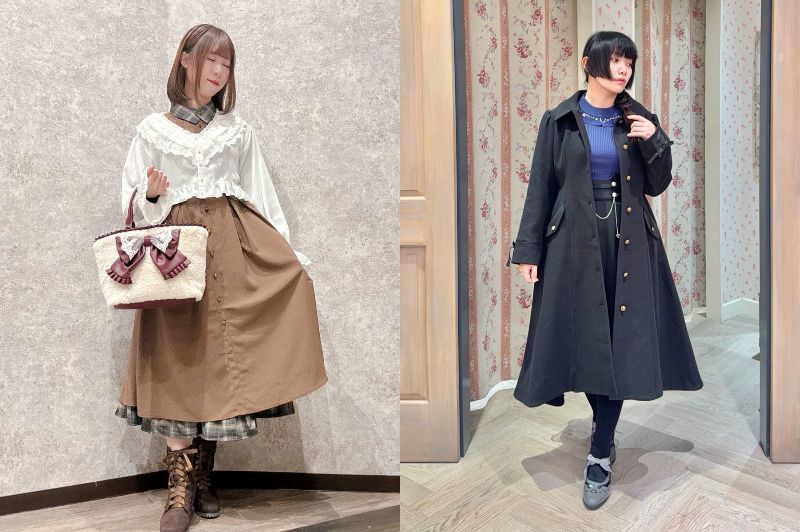 axes femmeの秋冬コーデ2025年11月