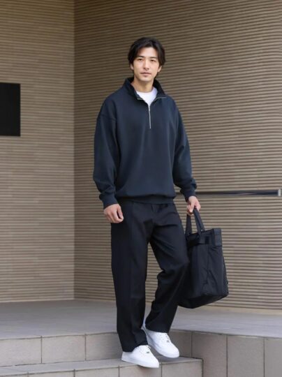 AUENの60代男性向けカジュアルコーデ2025年11月