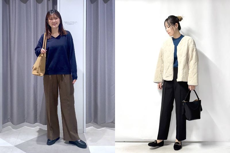 GLOBAL WORKの秋冬コーデ2025年11月