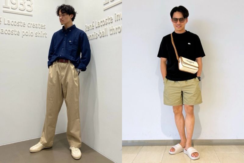 LACOSTEの春夏コーデ2025年11月