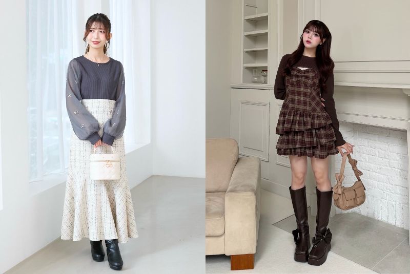 MAJESTIC LEGONとOLIVE des OLIVEの好感度が高いコーデ