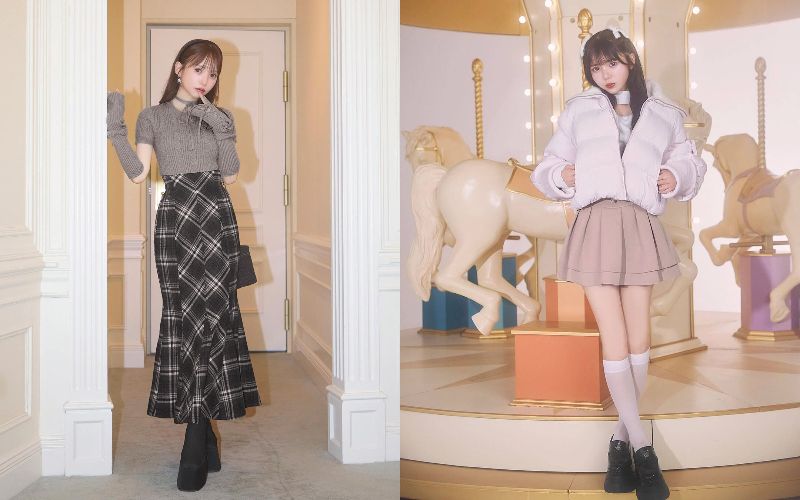 Michell Macaronの秋冬コーデ2025年11月