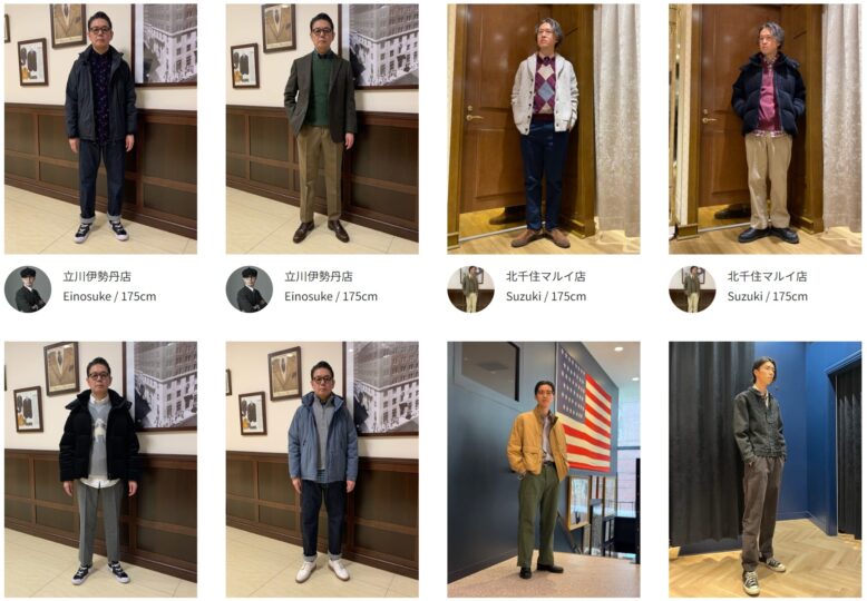 Brooks Brothersのスタッフコーデ2025年12月