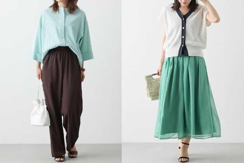 ベルメゾンの春夏コーデ2025年12月