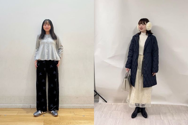 green label relaxingの秋冬コーデ2025年12月