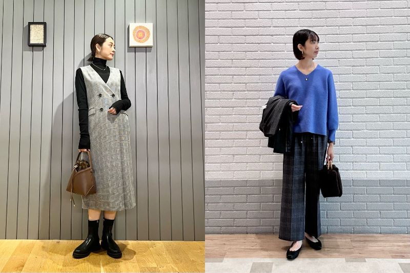 green label relaxingの秋冬コーデ2025年12月