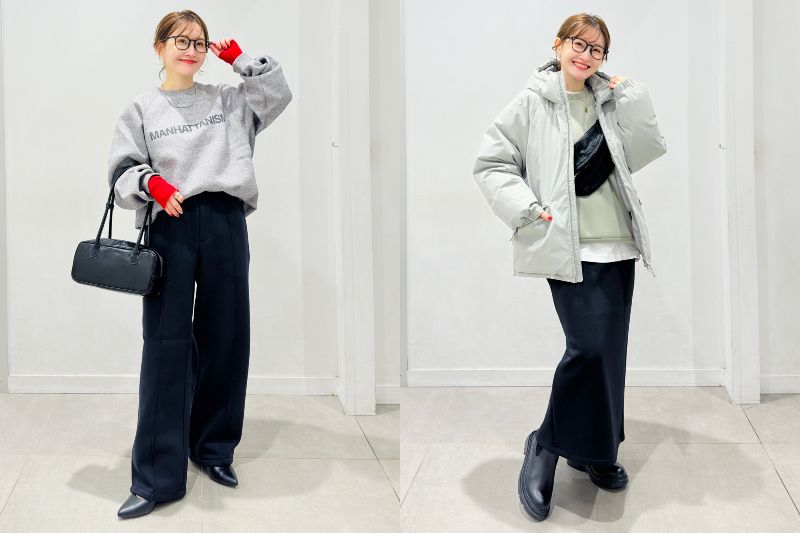 GUの秋冬コーデ2025年12月