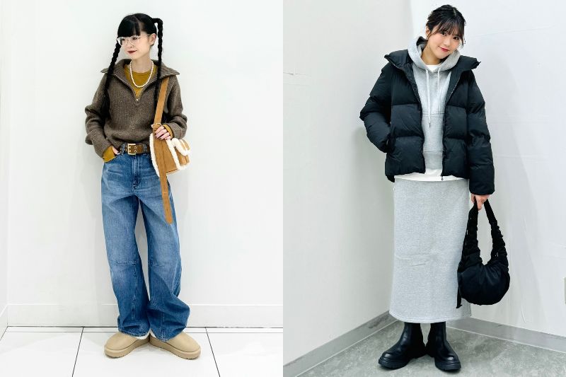 GUの秋冬コーデ2025年12月