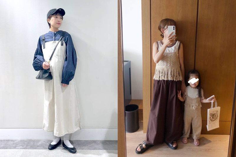 GLOBAL WORKの春夏コーデ2025年12月