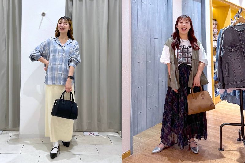 GLOBAL WORKの春夏コーデ2025年12月