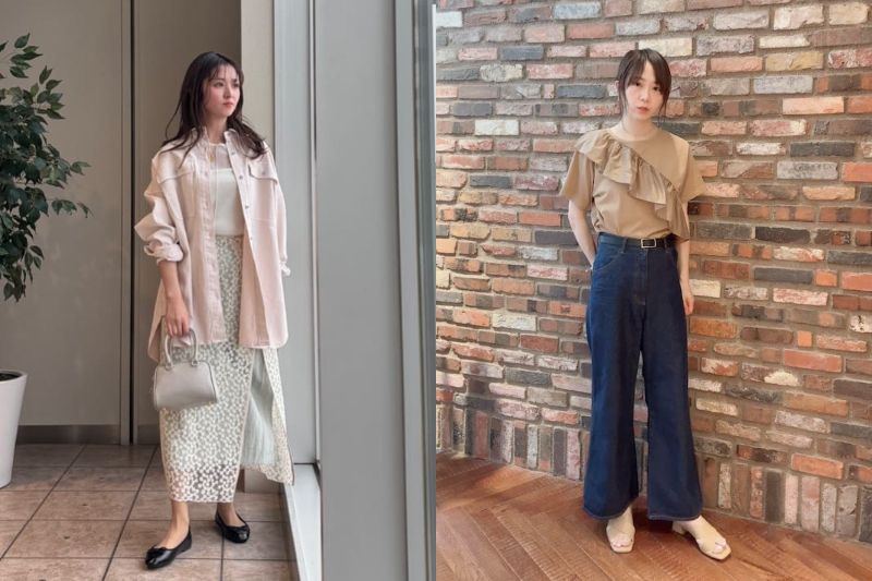 nano・universeの春夏コーデ2025年12月
