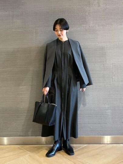 green label relaxingの大人きれいめコーデ