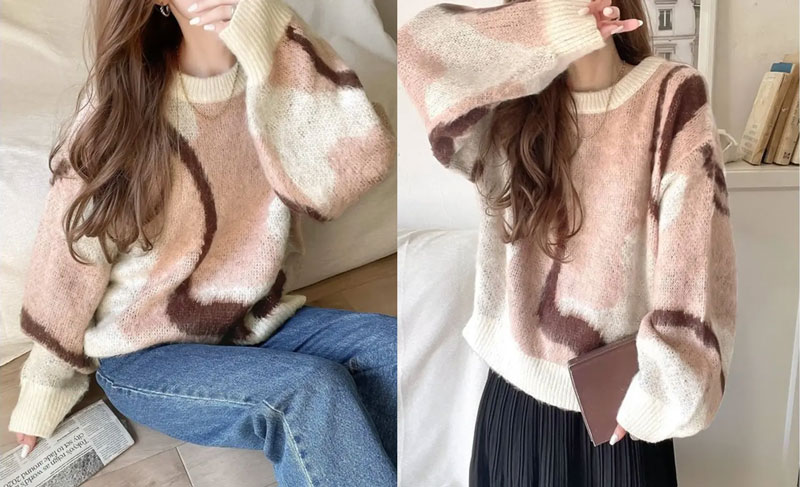 ショップリスト購入ニット着用イメージ画像