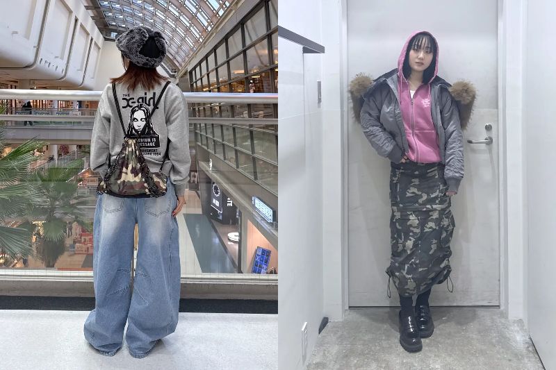 X-girlの秋冬コーデ2025年12月