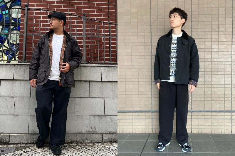 Barbourの秋冬コーデ2025年12月