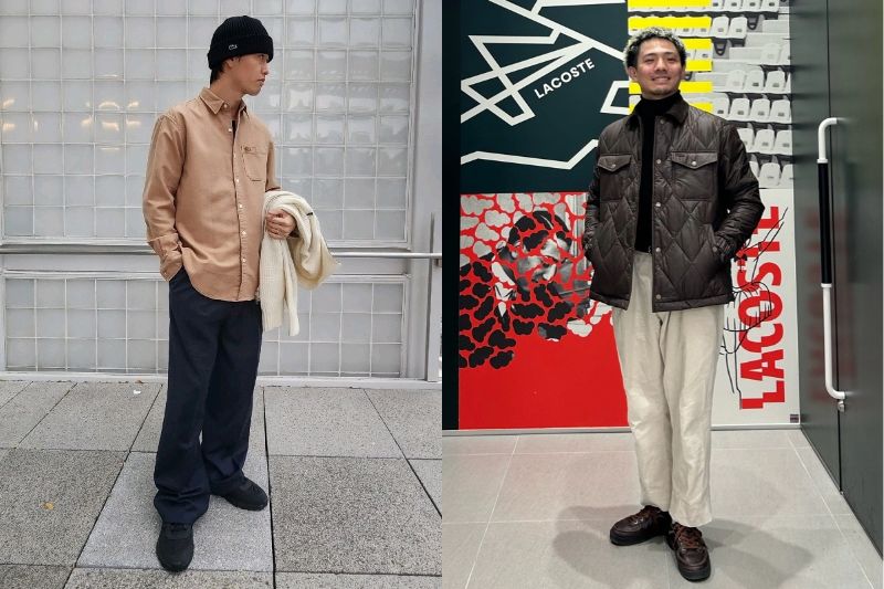 Lacosteの秋冬コーデ2025年12月